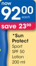 Sun Protect Sport SPF 50 Lotion - 200ml