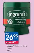 Ingram's Camphor Body Cream- 500g