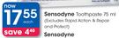 Sensodyne Toothpaste(Excludes Rapid Action & Repair And Protect)-75ml Each