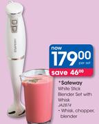 Safeway White Stick Blender Set With whisk JA2874-Per set