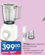 Philips daily Collection 400 Watt Blender HR2103/03
