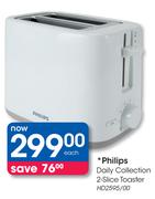 Philips Daily Collection 2-Slice Toaster HD2595/00