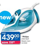 Philips 2100 Watt Steam Iron GC2040