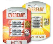 Eveready Platinum Plus 4-Pack AA Batteries-Per Pack