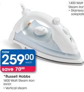 Russell Hobbs 1400 Watt Steam Iron RHI101