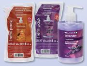 Clicks Beauty Liquid Handwashes & Refills-Each