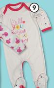 Clicks Girl's Sleepsuit
