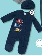 Clicks Boy's Fleece Sleepsuit & Beanie