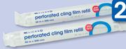 Clicks Perforated Cling Film Refills 50m-Each