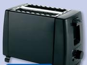 Clicks 2 Slice Black Toaster JA-2785