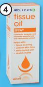 Clicks Tissue Oil Spray-60ml