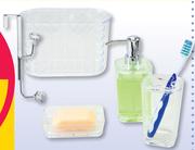 Clicks Clear Plastic Bath Accessories & Door Hooks-Each