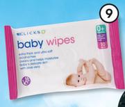 Clicks 10 Pack Baby Wipes