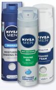 Nivea Shaving Foams Or Gels-200ml Each