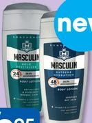 Lentheric Masculin Body Lotion-400ml Each