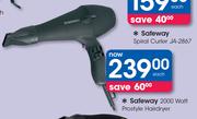 Safeway 2000 Watt Prostyle Hairdryer-Each