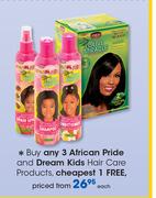 African Pride & Dream Kids Hair Care Products-Each