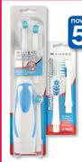 Clicks Dual Motion Head Battery Operated Toothbrush-Each