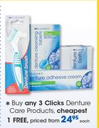 Clicks Denture Care Products-Each