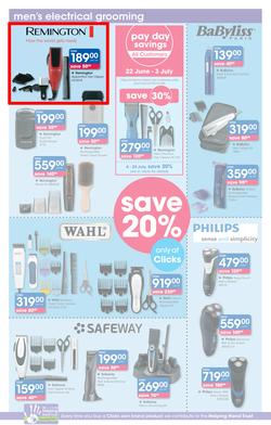 Clicks : Pay Day Savings (22 June - 23 July 2017), page 18