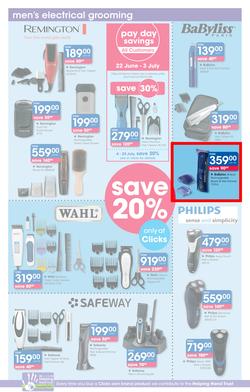 Clicks : Pay Day Savings (22 June - 23 July 2017), page 18