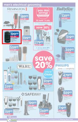 Clicks : Pay Day Savings (22 June - 23 July 2017), page 18