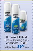 Schick Hydro Shaving Gels-Each