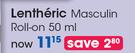Lentheric Masculin Roll On-50ml Each