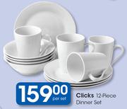 Clicks 12 Piece Dinner Set-Per Set