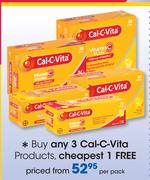Cal-C-Vita Products-Per Pack