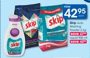 Skip Auto Washing Powder 2kg/Liquid 900ml-Each