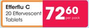 Efferflu C 20 Effervescent Tablets-Per Pack