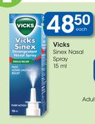 Vicks Sinex Nasal Spray-15ml