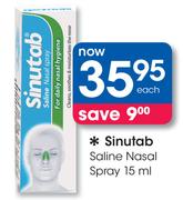 Sinutab Saline Nasal Spary-15ml