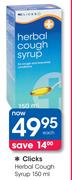 Clicks Herbal Cough Syrup-150ml