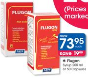 Flugon Syrup 200ml Or 50 Capsules-Each
