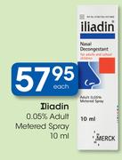 Iliadin 0.05% Adult Metered Spray-10ml