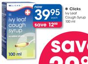 Clicks Lvy Leaf Cough Syrup-100ml