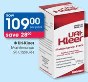 Uri-Kleer Maintenance-28 Capsules