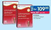Clicks Cinnamon Extract-2x30 Capsules