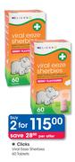 Clicks Viral Eeze Sherbies-2x60 Tablets