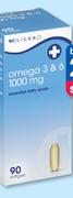 Clicks Omega 3 & 6 1000mg-300 Capsules