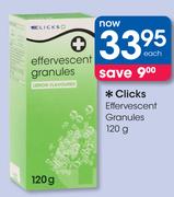 Clicks Effervescent Granules-120g