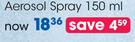 Shower to Shower Man Aerosol Spray-150ml
