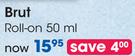 Brut Roll-On-50ml