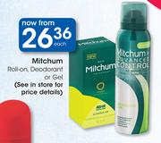Mitchum Roll-On, Deodorant or Gel Each
