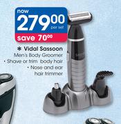 Vidal Sassoon Men's Body Groomer-Per Set