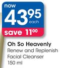 Oh So Heavenly Renew And Replenish Facial Cleanser-150ml