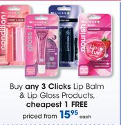 Clicks Lip Balm & Lip Gloss Products-Each