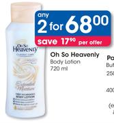 Oh So Heavenly Body Lotion-2x720ml